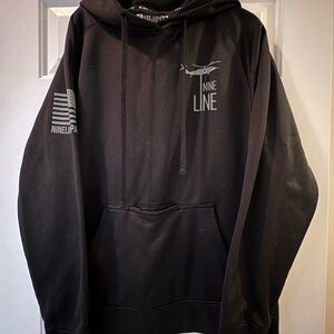 Nine Line Men's Black Hoodie